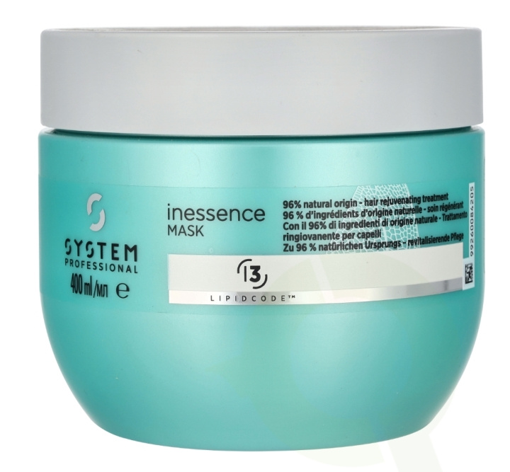 Wella System P. - Lipid Code - Inessence Mask I3 400 ml in de groep BEAUTY & HEALTH / Haar & Styling / Haarverzorging / Haarmasker bij TP E-commerce Nordic AB (D21187)