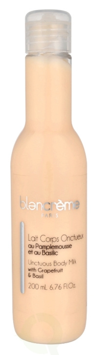 Blancreme Unctuous Body Milk 200 ml Grapefruit & Basil in de groep BEAUTY & HEALTH / Huidsverzorging / Lichaamsverzorging / Body lotion bij TP E-commerce Nordic AB (D21202)