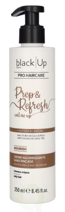 Black Up Prep & Refresh Coil Me Up Nourishing Leave-In Cream 250 ml in de groep BEAUTY & HEALTH / Haar & Styling / Haarverzorging / Conditioner spray/Leave-in bij TP E-commerce Nordic AB (D21206)