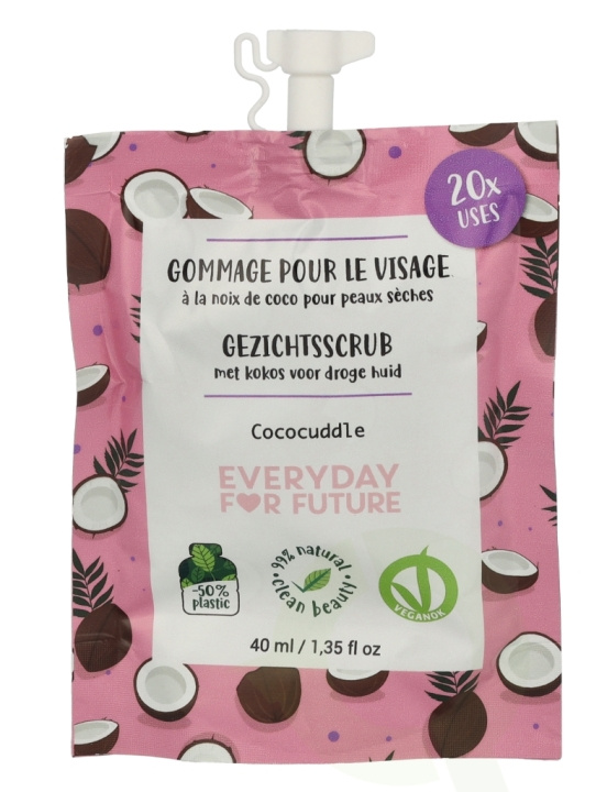 Everyday For Future Face Scrub 40 ml 20 Uses - Cococuddle in de groep BEAUTY & HEALTH / Huidsverzorging / Gezicht / Dagcrème bij TP E-commerce Nordic AB (D21217)