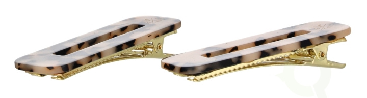 Bachca Paris Hair Slides Ecaille 2 piece 2 Pcs in de groep BEAUTY & HEALTH / Haar & Styling / Haaraccessoires bij TP E-commerce Nordic AB (D21221)