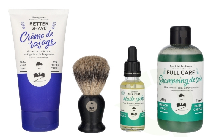 Monsieur Barbier Santa Barbier Shaving & Beard Set 455 ml Better Shave 175ml/Oil 30ml/Shampoo 250ml/Shaving Brush in de groep BEAUTY & HEALTH / Haar & Styling / Baardverzorging / Baardbalsem bij TP E-commerce Nordic AB (D21222)