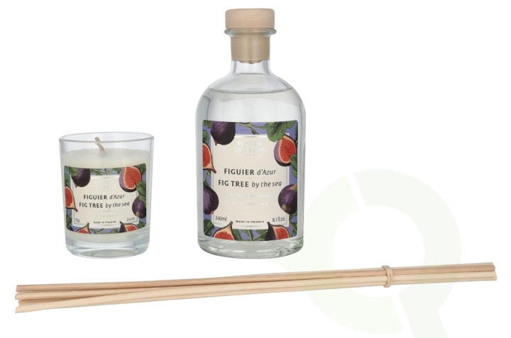 Panier Des Sens Scented Duo Set 310 ml Fig Tree Diffuser 240ml/Fig Tree 70gr in de groep BEAUTY & HEALTH / Geuren & Parfum / Overige geuren / Geurkaarsen bij TP E-commerce Nordic AB (D21239)