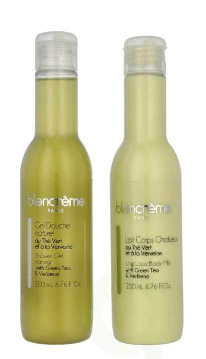Blancreme Shower Gel + Creamy Body Milk Duo 400 ml 2x200 ml Green Tea & Verbena in de groep BEAUTY & HEALTH / Cadeausets / Cadeausets voor haar bij TP E-commerce Nordic AB (D21258)