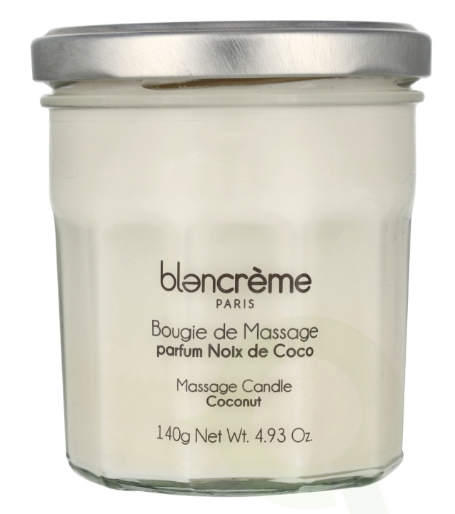 Blancreme Scented Massage Candle 140 g Coconut in de groep BEAUTY & HEALTH / Geuren & Parfum / Overige geuren / Geurkaarsen bij TP E-commerce Nordic AB (D21262)