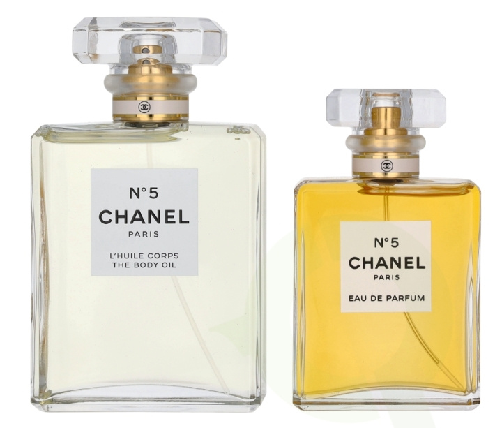 Chanel No 5 Giftset 150 ml Edp Spray 50ml/Body Oil 100ml in de groep BEAUTY & HEALTH / Cadeausets / Cadeausets voor haar bij TP E-commerce Nordic AB (D21264)