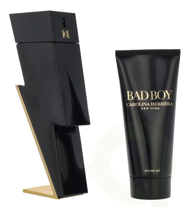 Carolina Herrera Bad Boy Giftset 200 ml Edt Spray 100 ml/Shower Gel 100ml in de groep BEAUTY & HEALTH / Cadeausets / Cadeausets voor hem bij TP E-commerce Nordic AB (D21276)