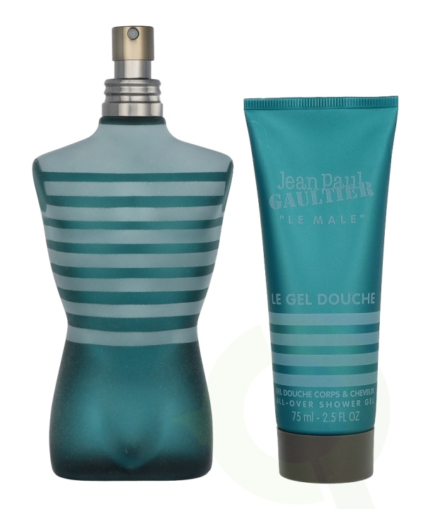 Jean Paul Gaultier Le Male Giftset 200 ml Edt Spray 125ml/Shower Gel 75ml in de groep BEAUTY & HEALTH / Geuren & Parfum / Parfum / Parfum voor hem bij TP E-commerce Nordic AB (D21282)