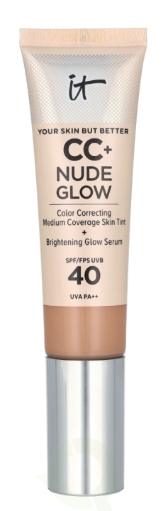 IT Cosmetics CC+ Nude Glow SPF40 32 ml Fair Light in de groep BEAUTY & HEALTH / Huidsverzorging / Zonnebank / Zonnebescherming bij TP E-commerce Nordic AB (D21295)