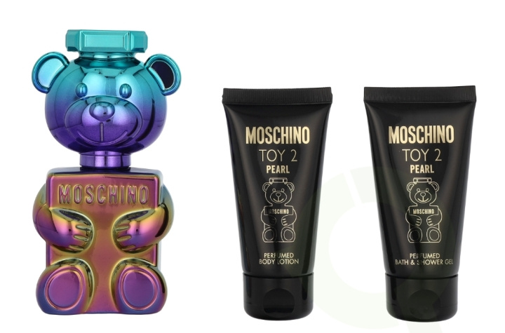 Moschino Toy 2 Pearl Giftset 150 ml Edp Spray 50ml/Bath & Shower Gel 50ml/Body Lotion 50ml in de groep BEAUTY & HEALTH / Cadeausets / Cadeausets voor haar bij TP E-commerce Nordic AB (D21322)