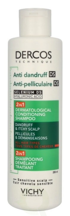 Vichy Dercos Anti-Dandruff 2 In 1 Shampoo 200 ml in de groep BEAUTY & HEALTH / Haar & Styling / Haarverzorging / Shampoo bij TP E-commerce Nordic AB (D21325)
