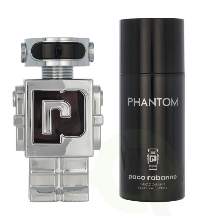 Paco Rabanne Phantom Giftset 250 ml Edt Spray 100 ml / Deodorant Spray 150 ml in de groep BEAUTY & HEALTH / Geuren & Parfum / Parfum / Parfum voor hem bij TP E-commerce Nordic AB (D21329)