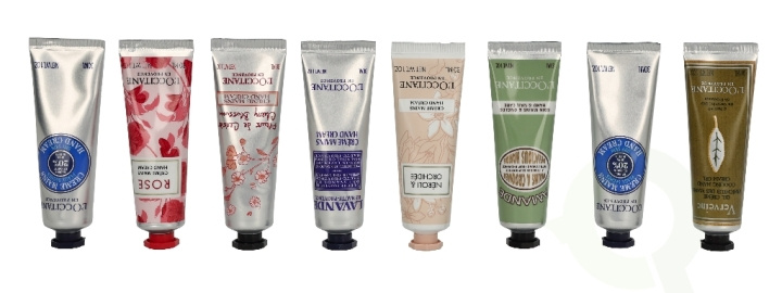 L\'Occitane Fantastic 8 Hand Set 240 ml Verbena 30ml/Shea 30ml/Rose 30ml/Cherry Blossom 30ml/Lavender 30ml/Neroli 30ml/Almond 30ml/Shea 30ml in de groep BEAUTY & HEALTH / Huidsverzorging / Gezicht / Dagcrème bij TP E-commerce Nordic AB (D21382)