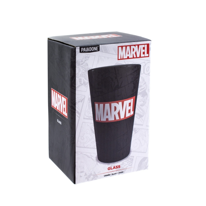 Marvel Logoglas in de groep SPORT, VRIJE TIJD & HOBBY / Leuke dingen / Bekers bij TP E-commerce Nordic AB (D21406)