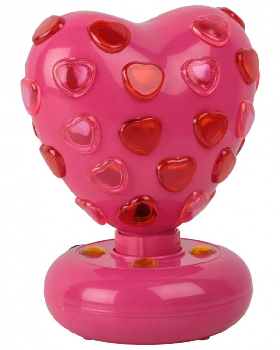 Party Fun Lights Hartvormige discolamp - Roze - Ø:15.5cm in de groep SPORT, VRIJE TIJD & HOBBY / Leuke dingen / Leuke dingen bij TP E-commerce Nordic AB (D21428)