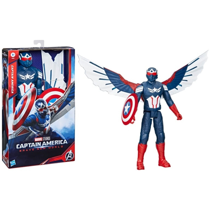 Marvel Brave New World Captain America Actiefiguur (F9301) in de groep SPEELGOED, KINDER- & BABYPRODUCTEN / Speelgoed / Figuren, Miniaturen & accessoires bij TP E-commerce Nordic AB (D21511)