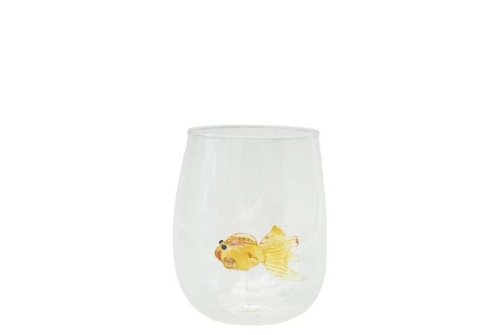 Winkee Drinkglazen - Handgemaakte Glazen Goudvis in de groep HUISHOUDEN & TUIN / Keukengerei / Overige keukengereedschap bij TP E-commerce Nordic AB (D21532)