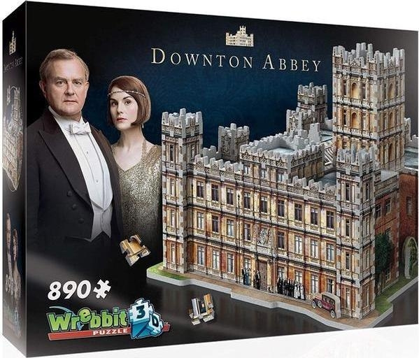 Wrebbit 3D puzzel - Downton Abbey, 890 stukjes (40970032) in de groep SPORT, VRIJE TIJD & HOBBY / Hobby / Puzzel bij TP E-commerce Nordic AB (D21541)
