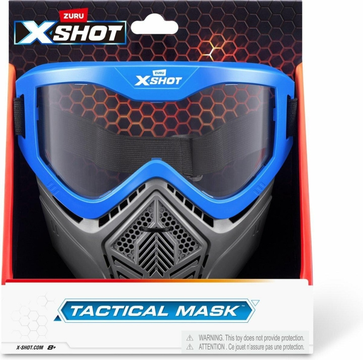 X-Shot Excel-serie 1 - Blauw beschermingsmasker (36776) in de groep SPEELGOED, KINDER- & BABYPRODUCTEN / Speelgoed / Actie spel bij TP E-commerce Nordic AB (D21549)