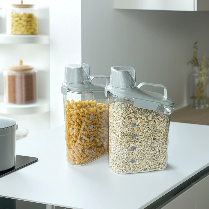 Scandinavian Collection Container with Measuring Cup - 2 Pack in de groep HUISHOUDEN & TUIN / Keukengerei / Overige keukengereedschap bij TP E-commerce Nordic AB (D21554)