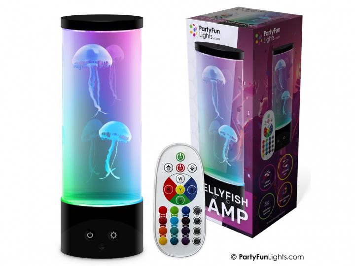 Party Fun Lights Kwallenlamp met afstandsbediening - H: 30 cm (605403) in de groep SPORT, VRIJE TIJD & HOBBY / Leuke dingen / Leuke dingen bij TP E-commerce Nordic AB (D21557)