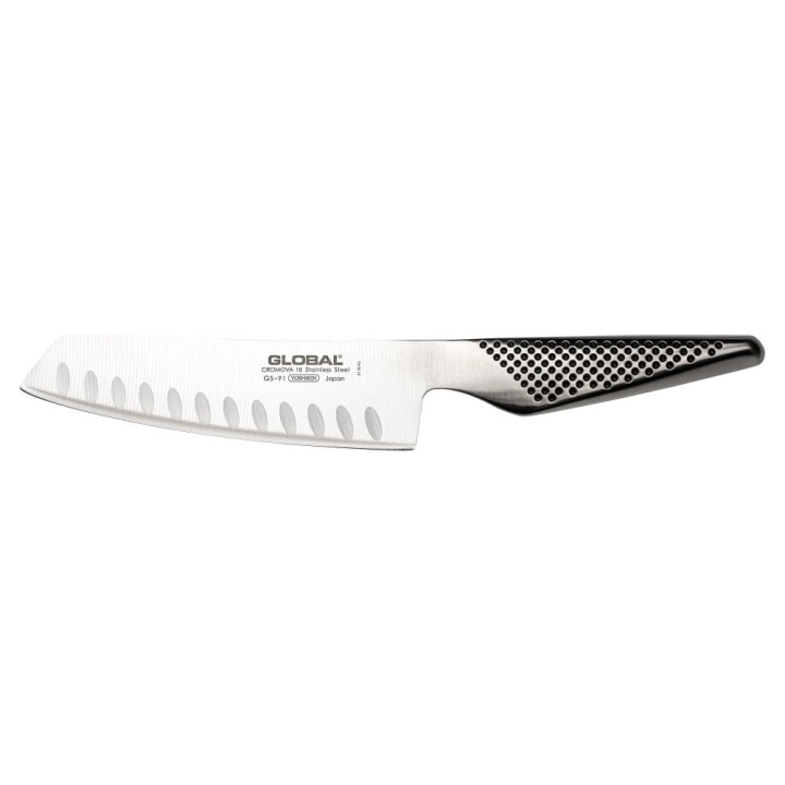 GLOBAL GS-91 Groentemes met groeven 14cm in de groep HUISHOUDEN & TUIN / Keukengerei / Keukenmessen & accessoires bij TP E-commerce Nordic AB (D21569)