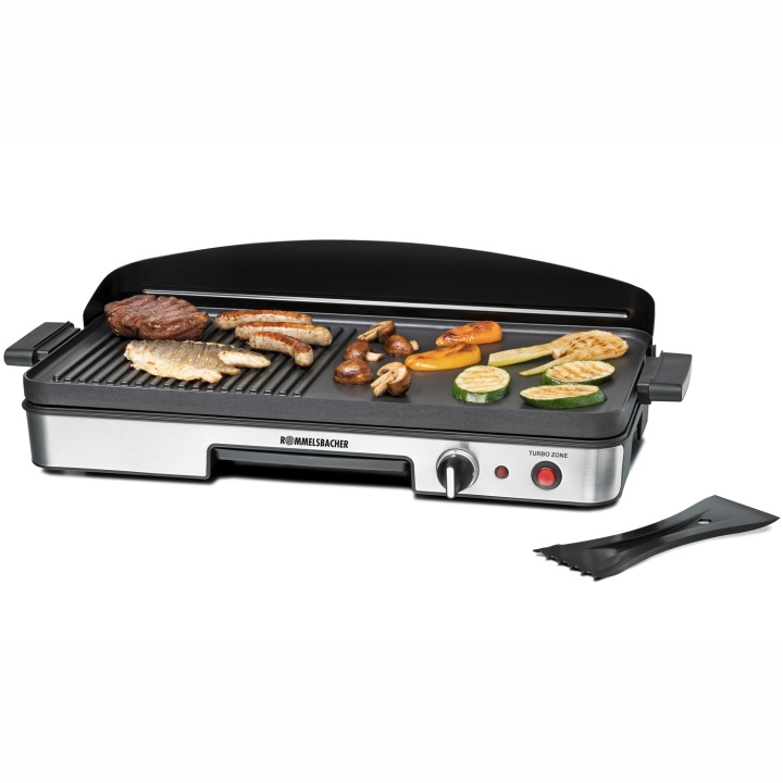 Rommelsbacher Bordsgrill BBQ 2003 1900W Turbo 50X25cm in de groep HUISHOUDEN & TUIN / Huishoudelijke apparaten / Broodroosters & Broodgrills / Tafelgrills & Raclette bij TP E-commerce Nordic AB (D21585)