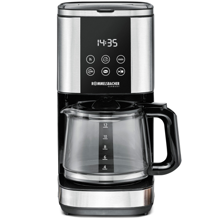 Rommelsbacher Kaffebryggare med timer Rostfritt FKM 1000 1,5l 1000W in de groep HUISHOUDEN & TUIN / Huishoudelijke apparaten / Koffiezetapparaten en accessoires / Koffiezetapparaten bij TP E-commerce Nordic AB (D21593)