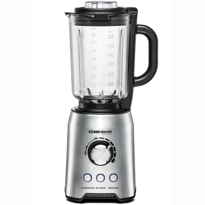 Rommelsbacher Blender MX 1250 Glaskanna 1,75l 1200W 22000RPM in de groep HUISHOUDEN & TUIN / Huishoudelijke apparaten / Keukentools & -apparatuur / Mixers & Blenders bij TP E-commerce Nordic AB (D21597)