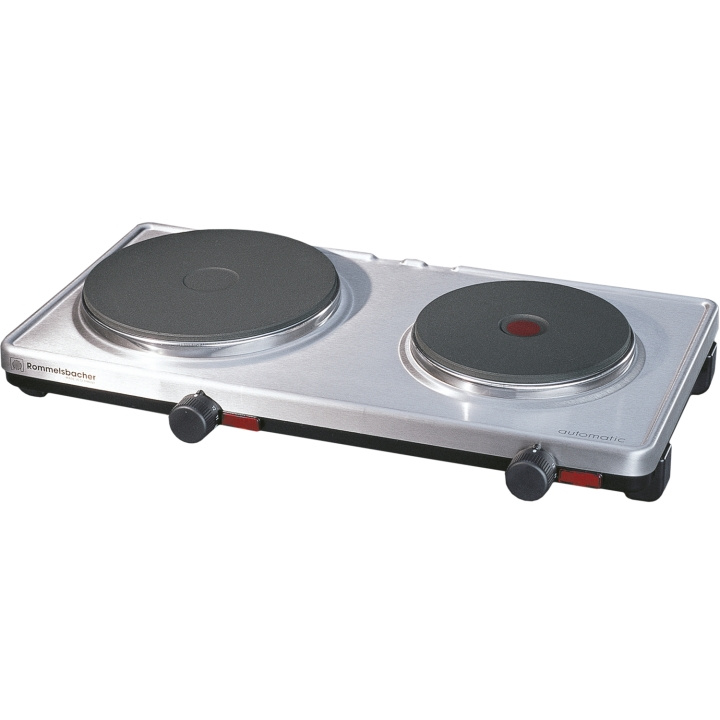 Rommelsbacher Kokplatta Dubbel AK 3099/E Rostfri Made in Germany in de groep HUISHOUDEN & TUIN / Huishoudelijke apparaten / Werkbladen en kookplaat bij TP E-commerce Nordic AB (D21607)