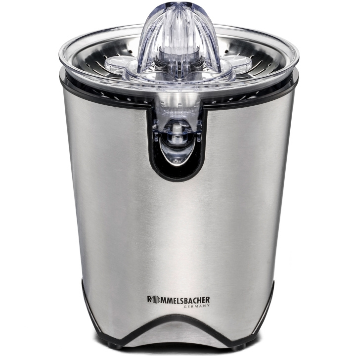 Rommelsbacher Citruspress ZP 60/E Rostfritt stål Powerful Low Noise in de groep HUISHOUDEN & TUIN / Huishoudelijke apparaten / Water & Sap / Sappersen bij TP E-commerce Nordic AB (D21623)