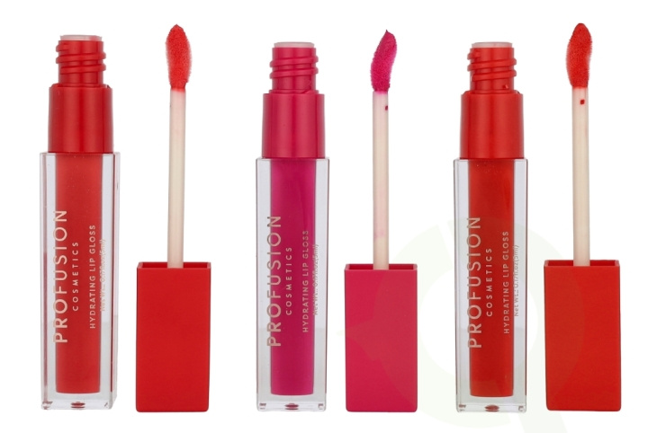 Profusion Cosmetics Lip Gloss Trio Set 15 ml Brights in de groep BEAUTY & HEALTH / Makeup / Lippen / Lipp gloss bij TP E-commerce Nordic AB (D21694)