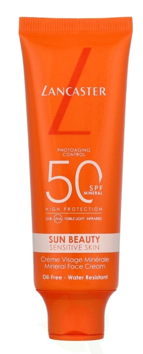 Lancaster Sun Beauty Face Cream SPF50 50 ml in de groep BEAUTY & HEALTH / Huidsverzorging / Zonnebank / Zonnebescherming bij TP E-commerce Nordic AB (D21734)