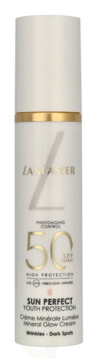 Lancaster Sun Perfect Mineral Glow Cream SPF50 50 ml in de groep BEAUTY & HEALTH / Huidsverzorging / Zonnebank / Zonnebescherming bij TP E-commerce Nordic AB (D21735)