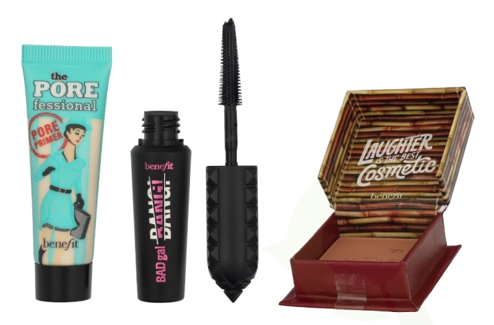 Benefit Icons Makeup Set 14 g The Porefessional Primer 7,5 ml / BADGal Bang! Mascara 4 g / Hoola Bronzer 2,5 g in de groep BEAUTY & HEALTH / Makeup / Tools & Make-up set / Make-up set bij TP E-commerce Nordic AB (D21759)