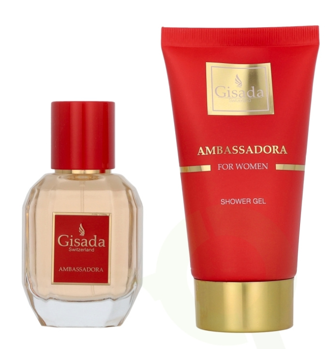 Gisada Ambassadora For Woman Giftset 150 ml Edp Spray 50ml/Shower Gel 100ml in de groep BEAUTY & HEALTH / Cadeausets / Cadeausets voor haar bij TP E-commerce Nordic AB (D21780)