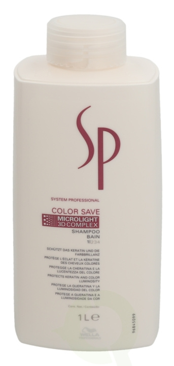 Wella SP - Color Save Shampoo 1000 ml Microlight 3D Complex in de groep BEAUTY & HEALTH / Haar & Styling / Haarverzorging / Shampoo bij TP E-commerce Nordic AB (D21846)