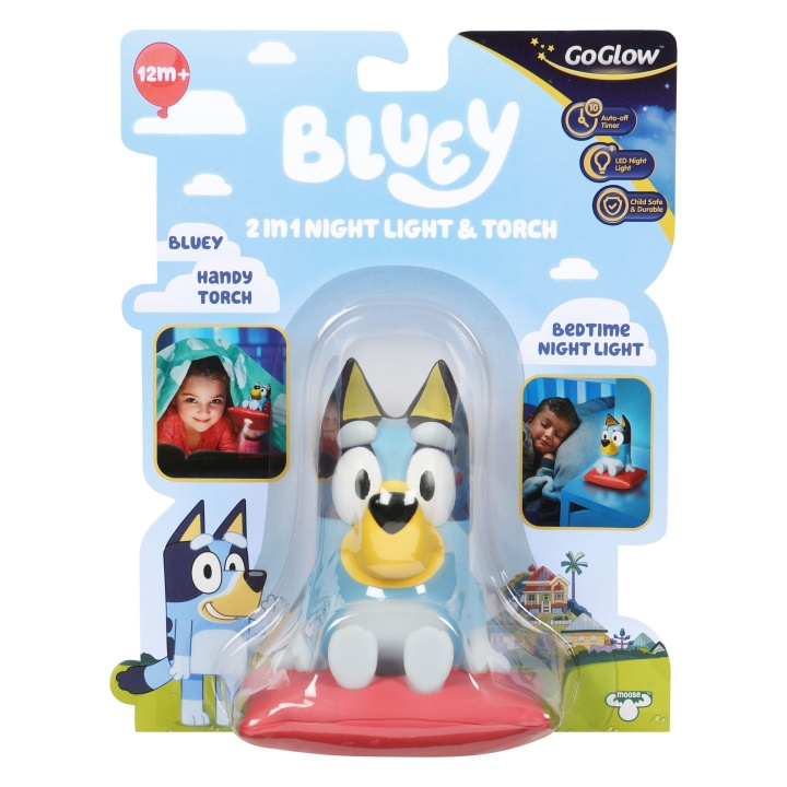 Bluey GoGlow Buddy nachtlampje en zaklamp - (10039) in de groep SPEELGOED, KINDER- & BABYPRODUCTEN / Kinderkamer / Babylampen / Nachtlampen bij TP E-commerce Nordic AB (D21852)