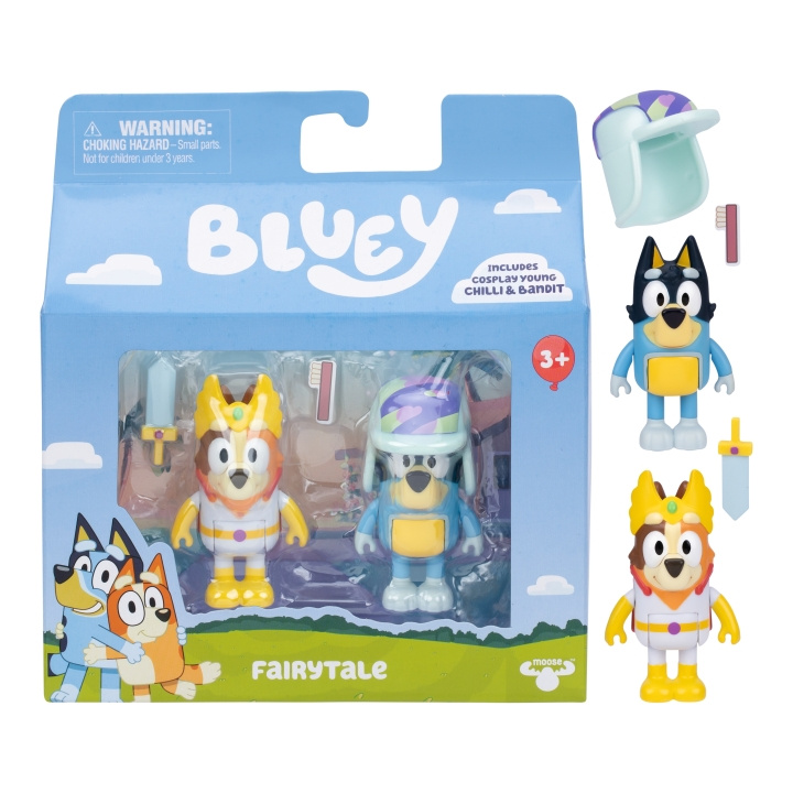 Bluey Bluey Figuur 2PK - (90322) in de groep SPEELGOED, KINDER- & BABYPRODUCTEN / Speelgoed / Figuren, Miniaturen & accessoires bij TP E-commerce Nordic AB (D21856)