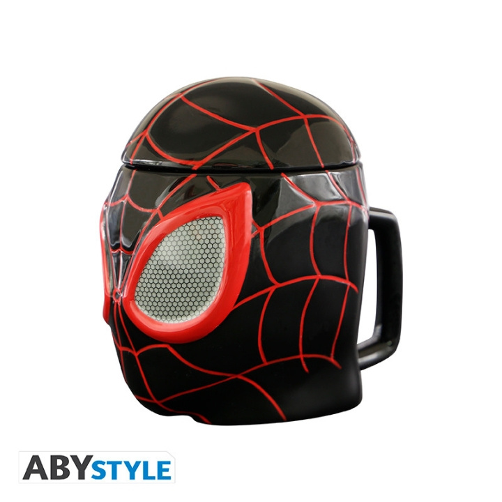 Abysse MARVEL - 3D Mok - Spider-Man Miles Morales in de groep SPORT, VRIJE TIJD & HOBBY / Leuke dingen / Bekers bij TP E-commerce Nordic AB (D21910)