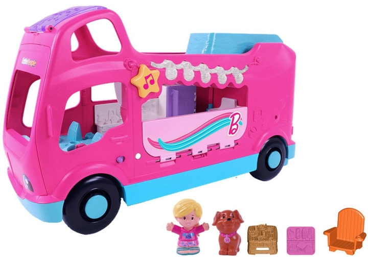 Barbie Little Dreamcamper van Little People (HYR85) in de groep SPEELGOED, KINDER- & BABYPRODUCTEN / Speelgoed / Speelset bij TP E-commerce Nordic AB (D21913)