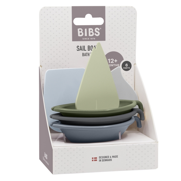 BIBS Zeilboten Blauw Mix - (4100201) in de groep SPEELGOED, KINDER- & BABYPRODUCTEN / Buitenspeelgoed / Badspeelgoed bij TP E-commerce Nordic AB (D21944)