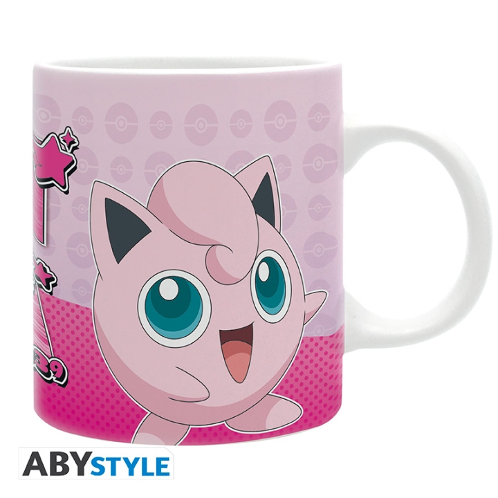 Abysse Jigglypuff mok met stripverhaal - 320 ml in de groep SPORT, VRIJE TIJD & HOBBY / Leuke dingen / Bekers bij TP E-commerce Nordic AB (D21960)