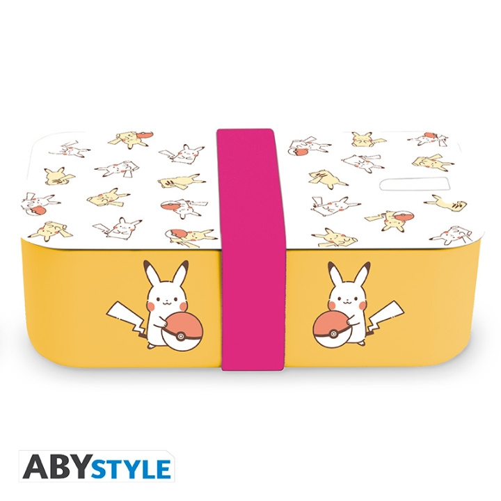 Abysse POKEMON Bento Box - Elektrisch Type - 19 x 12,3 x 6,6 cm in de groep SPORT, VRIJE TIJD & HOBBY / Leuke dingen / Verzamelobjecten bij TP E-commerce Nordic AB (D21964)