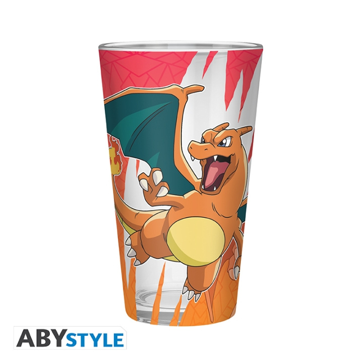 Abysse POKEMON Groot Premium Glas - Charizard - 400 ml in de groep SPORT, VRIJE TIJD & HOBBY / Leuke dingen / Verzamelobjecten bij TP E-commerce Nordic AB (D21967)