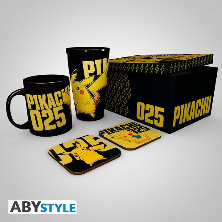 Abysse POKEMON Glazen set - Glow in the dark - XXL in de groep SPORT, VRIJE TIJD & HOBBY / Leuke dingen / Verzamelobjecten bij TP E-commerce Nordic AB (D21971)
