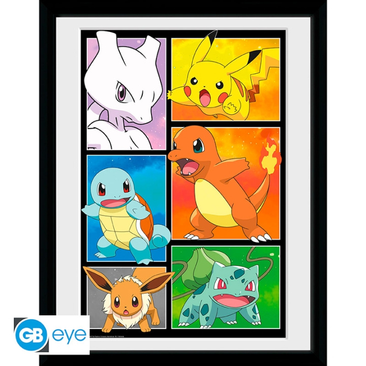 Abysse Ingelijste print Comic Panel - POKEMON - 30,5 x 40,6 cm in de groep SPORT, VRIJE TIJD & HOBBY / Leuke dingen / Verzamelobjecten bij TP E-commerce Nordic AB (D21975)