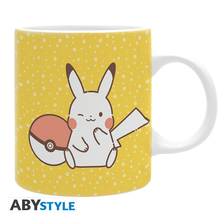 Abysse Pokemon mok - Pikachu Elektrisch Type - 320 ml in de groep SPORT, VRIJE TIJD & HOBBY / Leuke dingen / Bekers bij TP E-commerce Nordic AB (D21982)