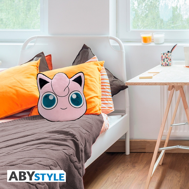 Abysse Pokemon kussen - Jigglypuff - 30cm x 30cm x 8cm in de groep HUISHOUDEN & TUIN / Interieur / Kussens bij TP E-commerce Nordic AB (D21996)
