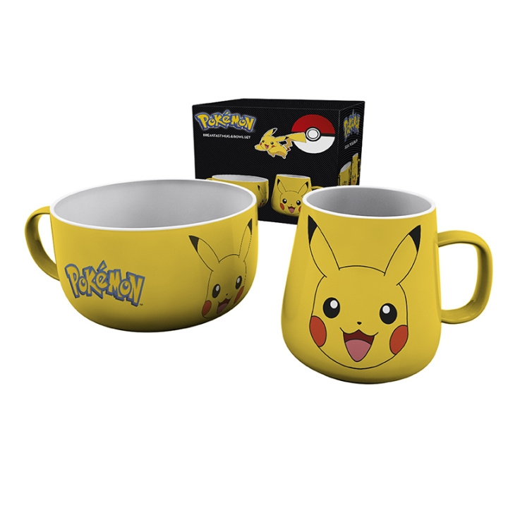 Abysse Pokemon ontbijtset - Pikachu in de groep SPORT, VRIJE TIJD & HOBBY / Leuke dingen / Verzamelobjecten bij TP E-commerce Nordic AB (D22000)